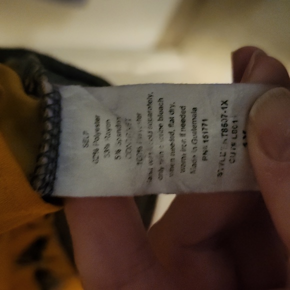 Kayleigh Floral and Grey Long Sleeve, Size 1X, EEUC - Picture 3 of 4